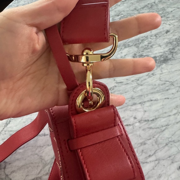 Chloe red leather bag with little horses - Picture 7 of 11